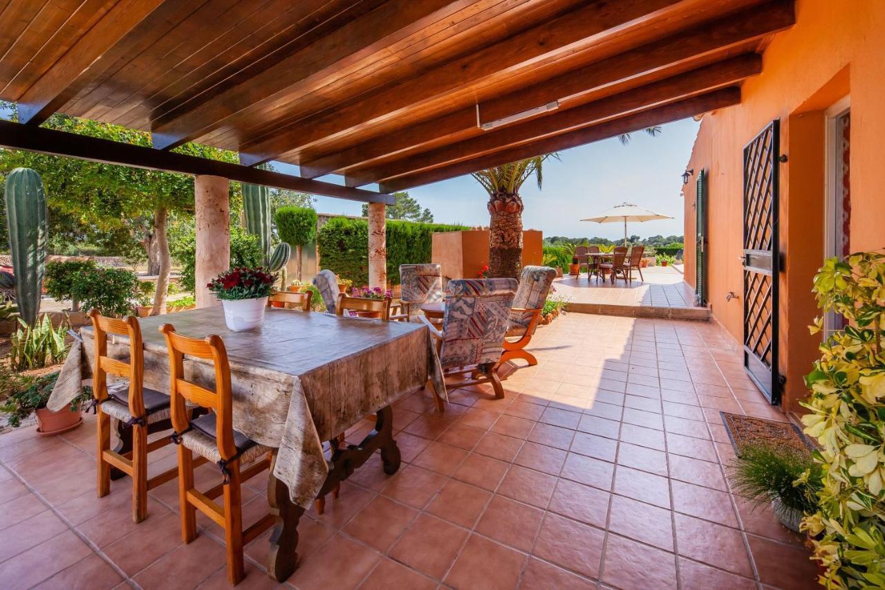 Ses Salines Cottage With Private Pool And Barbecue Exterior foto
